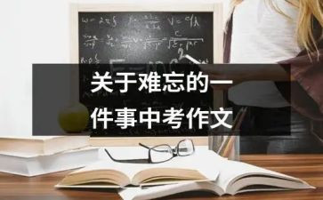 最难忘的一件事作文优质8篇
