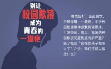 高中防欺凌演讲稿5篇
