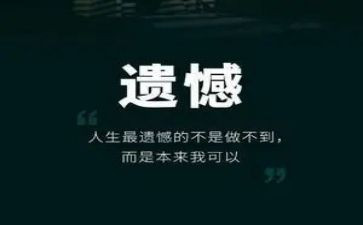 遗憾的作文通用5篇