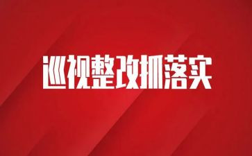 巡察整改报告最新8篇